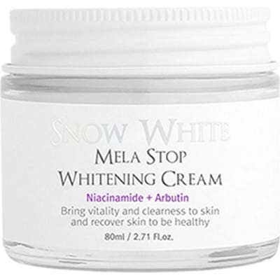 Recette de beauté Crème blanchissante Mela Stop Snow White, 80 ml, 1 paquet white