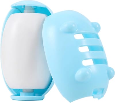 Herbruikbare Pluisroller - Wasbare Kleefroller - Verwijderen Dierenharen - Groter Reinigingsoppervlak - 10x6 cm - Blauw
