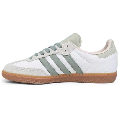 Adidas Samba OG Cloud White Silver Green