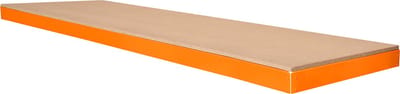 S-rax extra plank - blauw en oranje - 180x60 cm - 300 kg draagvermogen