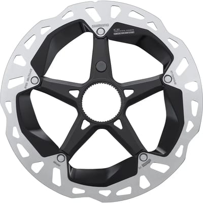 Remschijf met borgring externe spline Shimano RT-EM910 Center Lock Ice Technoligies Freeza