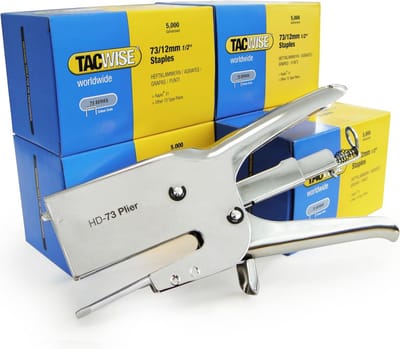 Professionele nietmachine met 25.000 nietjes type 73/12 mm