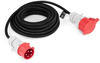 10 Meter CEE verlengsnoer 32A H07RN-F 5G2.5mm² IP44