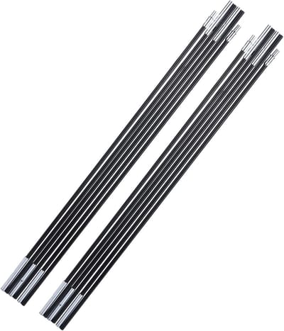 Vervanging Tentstokken - Glasvezel Staven - Kamperen Buiten - Opvouwbaar Lichtgewicht - 59 cm Lengte