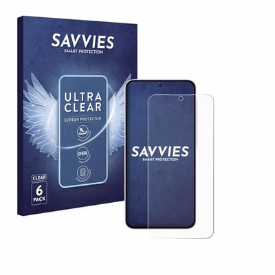 Savvies - Screenprotector voor Samsung Galaxy A56 5G (case-friendly) - Folie Beschermfolie transparant 6 Stuks