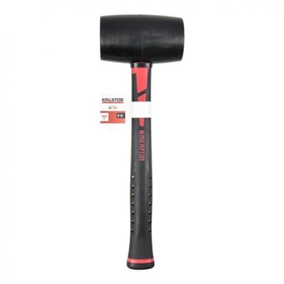 Kreator RUBBEREN HAMER 900G - FIBER - ZWART