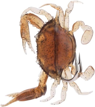 Zachte Kunstaasjes - Krab Lokaas - Vissen Vangen - Realistische Beweging - 75 cm - Helder