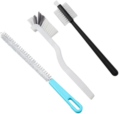 Dailygoods- Reinigingsborstels Set van 3 - Reinigingsborstel Koffiemachine - Reinigingsaccessoires - Ideaal voor Thermoskoker - Geschikt voor Keukenmachine - Premium Materiaal - Schoonmaakborstels
