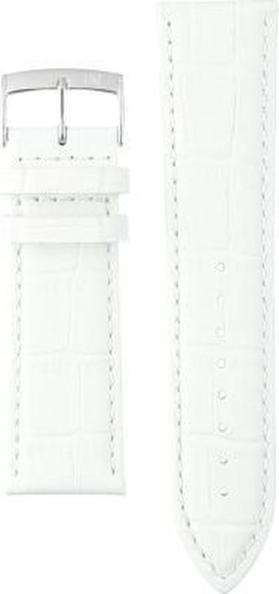 Morellato PMX017BOLLE IG Horlogebandje - Leer - Wit - 24 mm