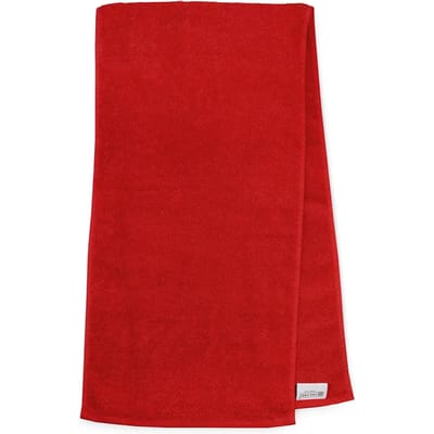 The One Towelling Sporthanddoek - 30 x 130 cm - Nek Handdoek - 100% Gekamd katoen - 450 gr/m² - Fitness handdoek - Rood