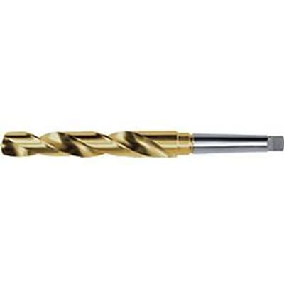 RUKO spiraalboor DIN 345 type N, Ø 15 mm, HSS-Co5 TiN gecoat, MK2, L 212 mm, voor moeilijk te bewerken materialen