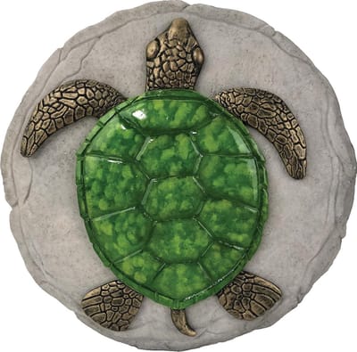 Schildpads steppingsstone voor tuin - decoratieve wandplaat