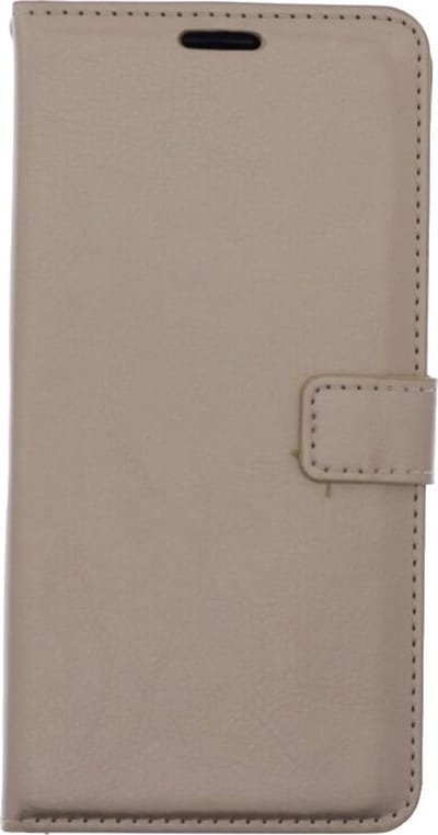 LuxeBass Telefoon Wallet Bookcase voor Samsung Galaxy A6 Plus 2018-Portemonnee telefoonhoesje voor Bankpassen-Kunstleer-Siliconen Houder-Magnetische sluiten- Goud - telefoonhoes - gsm hoes - telefoonhoesjes - telefoonhoes - gsm hoes - gsm hoesjes