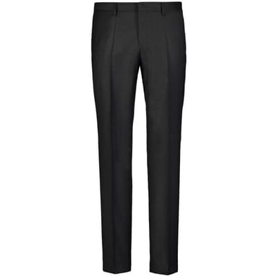 Roy Robson Broek Marlane Natural Stretch Virgin Wool Donker Grijs / male