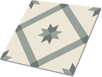 Tulup PVC Tegels - Geometrisch Patroon Vinyl Tegels - 30 cm x 30 cm - Beige Vinyl Wandtegels - Set van 9 - Vinyl Tegels Zelfklevend - Mozaïek Plaktegels - Wand PVC Tegels - Plaktegels keuken en Badkamer