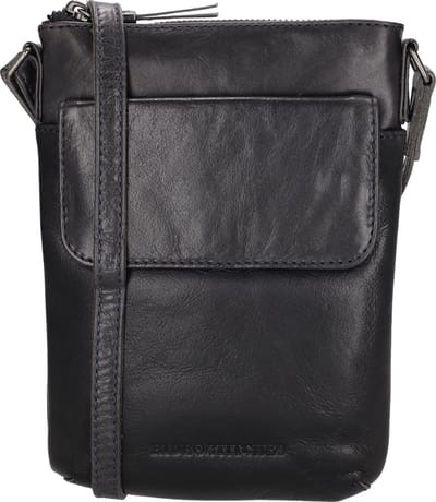 Hide & Stitches Porto Crossbody Schoudertasje - Donker navy