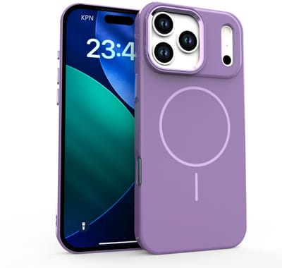 Stravo Hard Hoesje – Geschikt voor iPhone 17 – Compatibel met MagSafe – Spiegelafwerking iPhone Case – Stijlvolle Phone Hoes & Luxe Telefoonhoesje met Extra Bescherming (Paars)