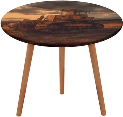Ronde Tafelhoes - Beschermhoes Tafel - Tafel Beschermen - Waterdicht en Afwasbaar - 130 cm Diameter - Stijl