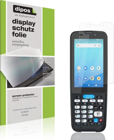 dipos – 4x Matte Beschermfolie geschikt voor Unitech HT330 | Krasbestendige & antireflecterende Screenprotector Ultra-Thin