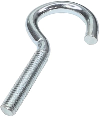 Cosensi- Schroefhaken Set van 10 - M5x50mm - Gemaakt van Gegalvaniseerd Staal - Roestbestendig - Handige Ophanghaken - Voor DIY Gebruik - Haakjes