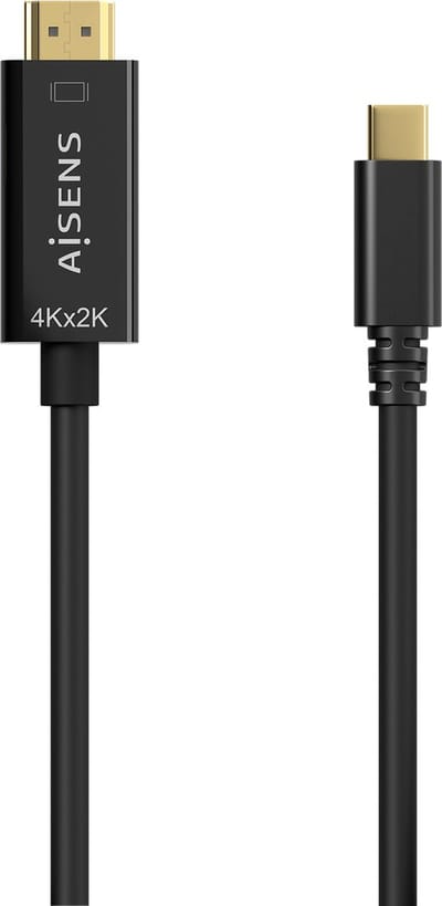 AISENS A109-0624 video kabel adapter 1,8 m USB Type-C HDMI Type A (Standaard) Zwart