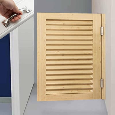 Schommeldeur - Houten deur - Ruimtes scheiden - Automatisch sluitend - Aanpasbare maat - Houtkleur