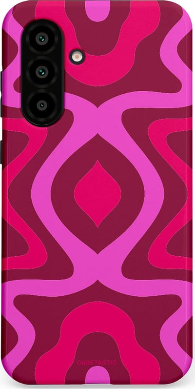 Casetastic Hoesje Geschikt voor Samsung A56 / A36 - Stijlvolle Beschermende Duo-layer Case - Retro golf