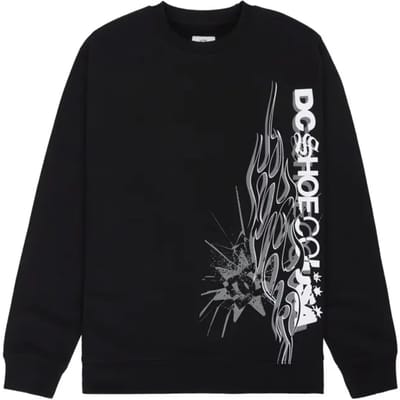 Dc Shoes Dc Side Flame Sweatshirt Zwart M Man
