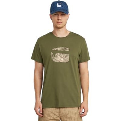 G-Star - Finger print burger r t - Heren - T-shirts