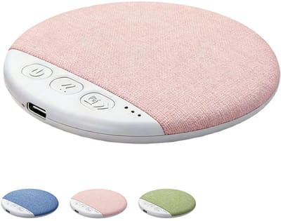 Nieuw model Bluetooth-kussenspeaker 2026 – Bluetooth-speaker voor onder het kussen met witte ruis – Microfiber Bluetooth 5.4-bedspeaker – Geschikt voor zijslapers – Beengeleidingstechnologie (roze*1)
