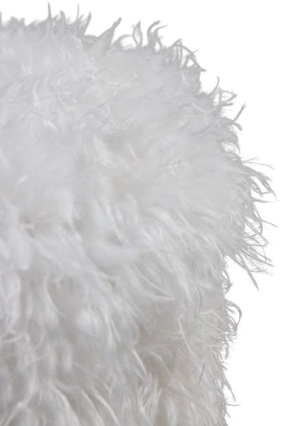 poef tibetan lamb wit rond dia 40cm