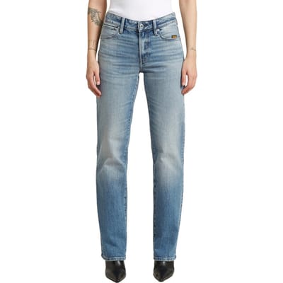 G-Star Raw G-straight Wmn Jeans Dames - Broek - Blauw - Maat 26/30