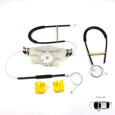 BWR49 Raammechanisme Reparatieset Voorportier Links voor VW Golf MK4 Jetta Bora A4 1J 4/5 Deurs 1JM898461