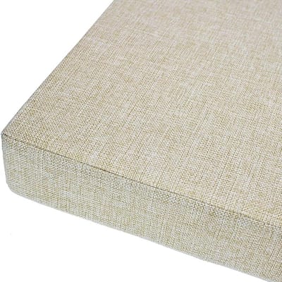 Bankkussen Set - Zitkussens Tuinbank - Comfortabel Zitten - Hoge Dichtheid Schuim - 160x60x8 cm - Beige