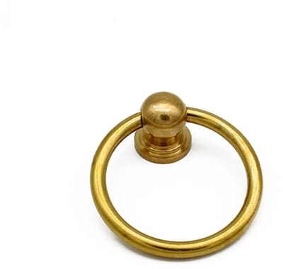 Dailygoods - Kast Deurknop - Ronde Ring - Duurzaam design - Koper - Handvat voor meubels - Perfect voor kasten en laden - Hoogwaardige afwerking
