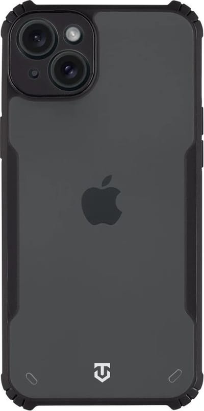 Tactical iPhone 15 Quantum Stealth Cover – Transparant Hoesje – Clear Black
