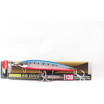 Yo Zuri Duel Sonic Boom SB Dive 130F Leurre Flottant F1250-HRI (1786) gray