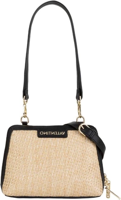 Schoudertas - Crossbody tas - Dagelijks gebruik - Natuurlijke afwerking - 24 x 18 cm - Zwart