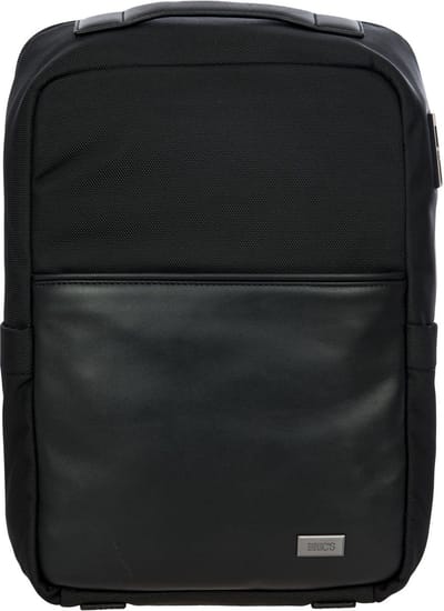 BRIC'S Laptop rugzak Rugzak met laptopvak Monza Backpack Black / Black Zwart