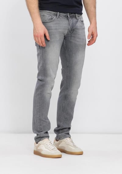 PURE PATH The Jone Skinny Fit Jeans Jeans Heren - Broek - Grijs - Maat 28