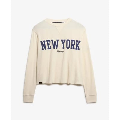 Superdry - Athletic Essential Graphic Longsleeve Top - Dames - Lange mouwen shirts
