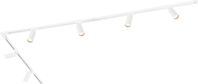 Ledvion - LED Railverlichting 3M + 6 Railspots (5W - 2700K - Wit - Dimbaar) - 1-Fase