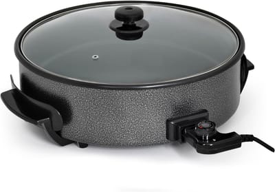 REN® Partypan - Airfryer - Hapjespan - 9 cm diep - diameter 40 cm - Zwart - 43cm x 48cm x 21cm