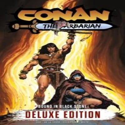 Conan le Barbare Lié Dans la Pierre Noire Édition de Luxe par Robert De La Torre Livre Relié 9781787748378