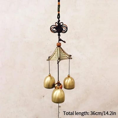 Japanse Windgongen Gietijzer Feng Shui Windbellen Geluk Hanger Binnen Buiten Tempel Huis Tuin Decoratie beige