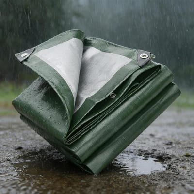 Zwaar Zeildoek - Waterdicht Dekzeil - Buiten Beschermen - UV Bestendig - 1.8 x 1.8 m - Groen