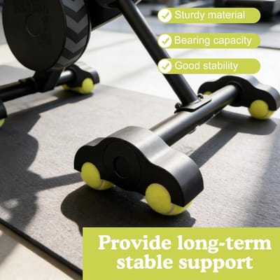 Rocker Plate Voeten - Fietsaccessoires - Indoor Cycling - Realistisch Rijgevoel - 4 stuks - Zwart