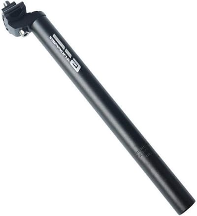 Fiets Zadelpen - Zadelpaal Fiets - Fietsen Aanpassen - Verstelbare Hoogte - 30.4 x 350 mm - Zwart
