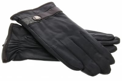 imoshion Echt lederen touchscreen handschoenen met bandje - Maat S