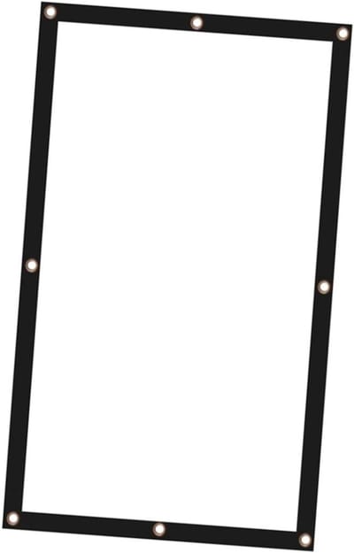 Projectiescherm - Draagbaar Scherm - Thuisbioscoop Presentatie - Gelijkmatige Lichtverspreiding - 84 Inch - Wit